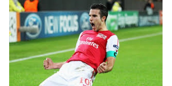 Van Persie aceita a zombaria dos fãs do Arsenal